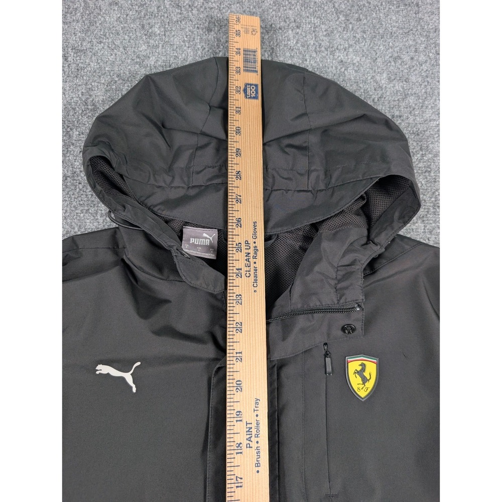Scuderia Ferrari F1 Puma Rain Jacket Mens Small Black Outdoor‎ Racing - Picture 5 of 9